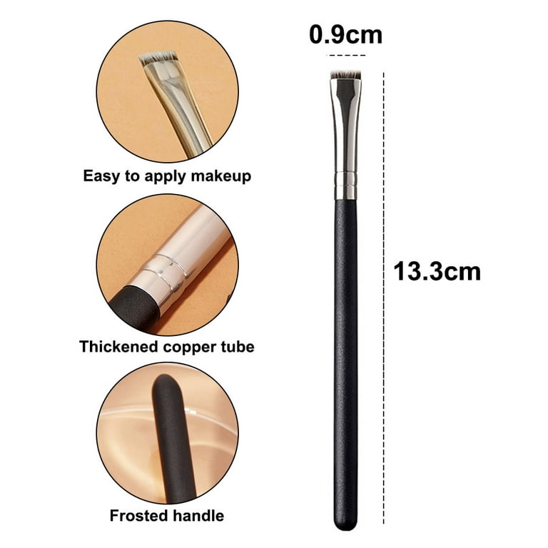 Ultra thin Angled Flat Fine Brush Set - 2 Brushes