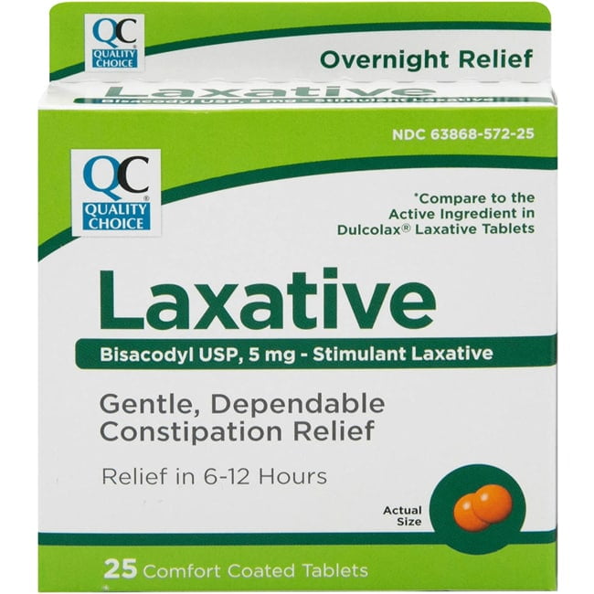 Quality Choice Laxative 5 mg 25 Tabs
