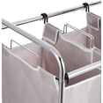 thumbnail image 2 of 3-Bag Laundry Hamper Sorter Basket, 2 of 5