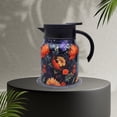 thumbnail image 2 of Vintage Floral Pattern Tea 2025 New Tea Pot Tea Built In Infuser 35 Oz Stainless Steel Floral Pattern Tea Pot Tea With Infuser Long Insulation, 2 of 5