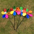 thumbnail image 2 of Pin Wheel Stake Windmill Wind Rotator Kids Playground Toy, 2 of 10