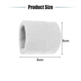 thumbnail image 2 of Unique Bargains Pair Sweat Absorbing Wrist Sweatbands Athletic Cotton Terry Cloth White 8x8cm, 2 of 6