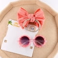 thumbnail image 5 of 2 unids/set Margarita flor gafas de sol con nailon elástico diadema para bebé Bohemia playa gafas de sol de playa niños Puff sombreros con lazo Sincero Electrónica, 5 of 5