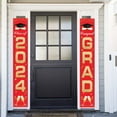 thumbnail image 6 of RnemiTe-amo 2024 Graduation Door Porch Sign Banner,Congrats Grad Porch Banner for Any Schools or Grades 2024 Graduation Party Decorations,Red, 6 of 6