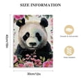 thumbnail image 2 of Nawypu Panda Print, Panda Wall Decor, Panda Print on Canvas, Watercolor Panda Print, Panda Bear Portrait, Panda With Flowers, Animal Wall Art Print, Summer Print, Canvas, 2 of 5