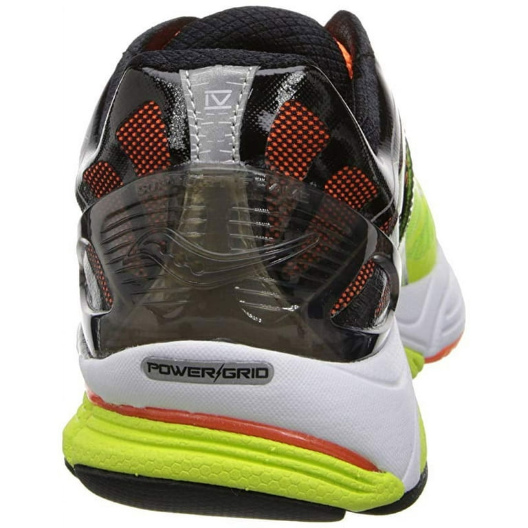 Saucony Men s Cortana 4 Running Shoe Citron Orange Black 11.5 D M US Walmart