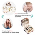 thumbnail image 4 of Rhino Travel Portable Square Earring Organizer with Decorative Box – Travel Organizer, Necklace Holder – for Girls and Women, 4 of 6