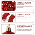 thumbnail image 2 of OUSITAID 70 Pcs Exquisite Christmas Ornaments Balls Decorating Christmas Tree Balls, 2 of 7