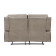 thumbnail image 6 of Lexicon Pagosa 2-Piece Polished Microfiber Reclining Sofa Set in Brown, 6 of 13