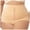 a17-Beige, variant on KPOPLK Tummy Control Shapewear Panties for Women's High Waist Cincher Shaping Underwear Body Shaper Panty Girdle Size XL