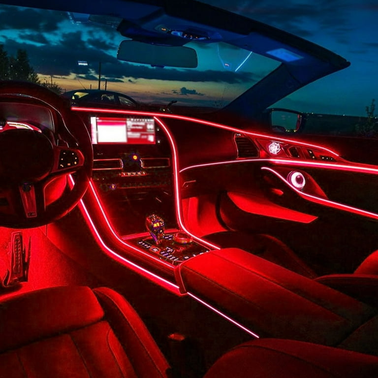 Neon light on sale in car