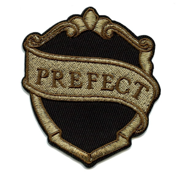 Harry Potter Prefect Gold Logo Iron On Patch