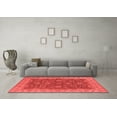 thumbnail image 3 of Ahgly Company Indoor Rectangle Oriental Red Industrial Area Rugs, 2' x 5', 3 of 4