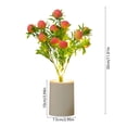 thumbnail image 3 of LED Simulated Fruit Potted Plant Night Light for Bedroom Bedside Ambient Decor Battery Operated, 3 of 6