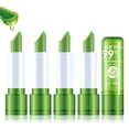 thumbnail image 1 of Juego de 4 lápices labiales que cambian de color de aloe vera, cambio mágico de temperatura, brillo labial, juego de maquillaje, bálsamo labial teñido resistente al agua, humectante, nutritivo, de lar, 1 of 5