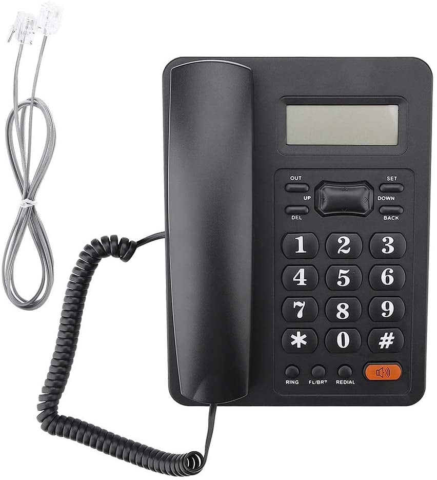 Corded Phone with Caller ID/Speakerphone Wired LCD Display Landline