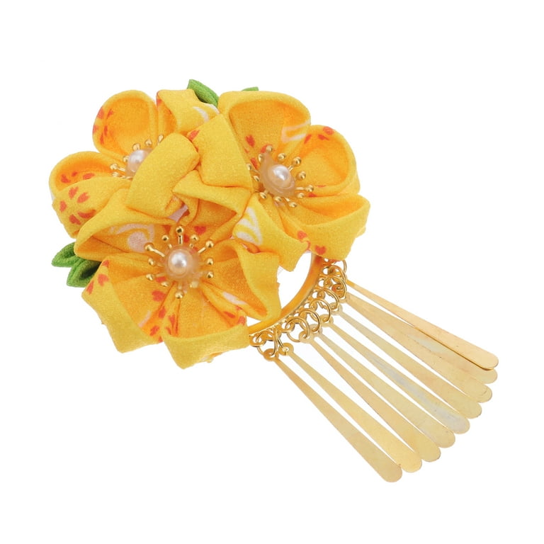 BTS Yellow Hair Accessories for Women
