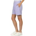 thumbnail image 3 of LazyPants Women's High Rise Soft Cotton Blend French Terry Shorts, 3 of 8