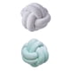 thumbnail image 1 of De 2 Almohadas Suaves Con Nudo Almohada De Dormitorio Azul, 1 of 9