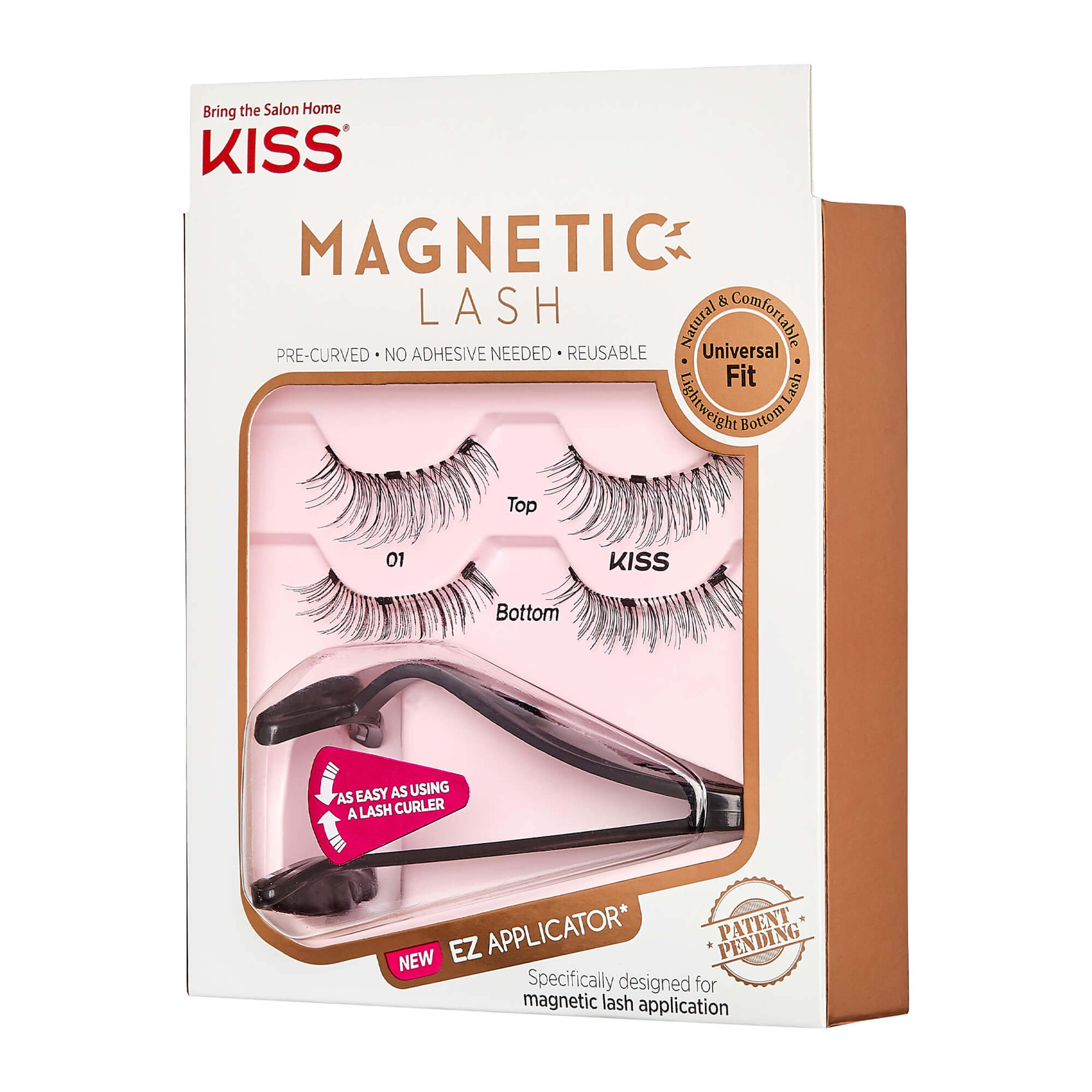 KISS Magnetic Strip False Eyelashes 01 - image 5 of 6