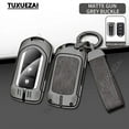 thumbnail image 5 of Zinc alloy+leather Car Key Case Cover For Toyota G 2/3 buttons Corolla Verso 2004 2006 2007 Prius Gen 20 2005 2008 Protect Shell, 5 of 28