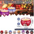 thumbnail image 2 of Velas Aromáticas Juego De Regalo De 8 Piezas, Velas Aromáticas Navideñas, Velas De Cera De Soja 100% Natural, Velas De Aromaterapia para Regalos De Navidad, Baño Yoga, Decoración Navideña Rojo Verde, 2 of 5