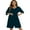 Dark Blue, variant on Women Robes Couples Bathrobe Housecoat Knee Length Half Sleeve Robes Lightweight Zipper Front Nightgown Robes with Pockets & Belt, Gray S-2XL