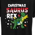 thumbnail image 3 of Toy Story - Christmas Saurus Rex - Women's Short Sleeve Graphic T-Shirt, 3 of 5