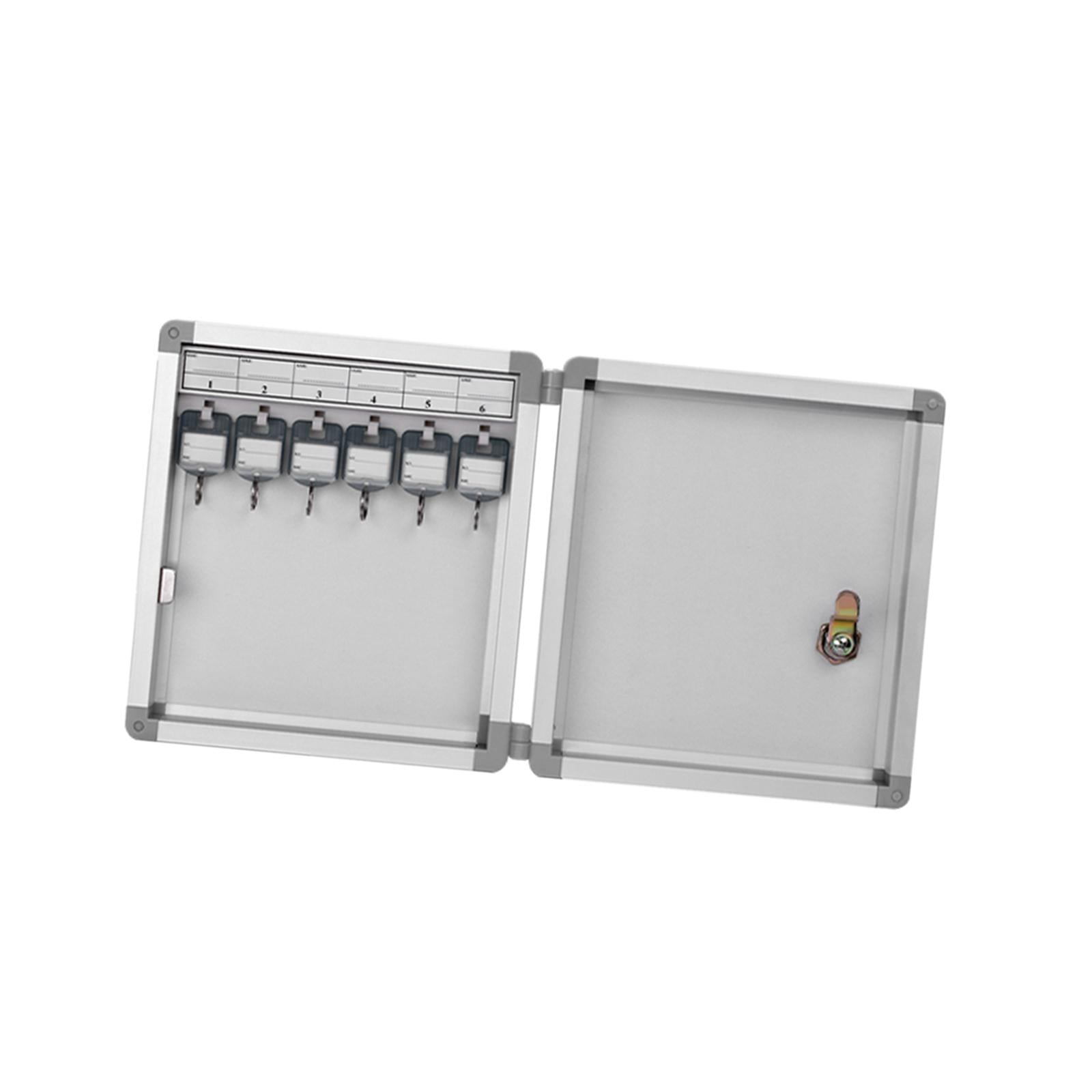 figatia Key Lock Box Key Cabinet Security Wall Mounted Key Organizer Key for Garage Rental Managements Complexes 205x60x213mm