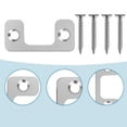 thumbnail image 2 of MYG Large Hole Strike Plate Adjustable Strike Plate Exterior Door Lock Strike Plate, 2 of 8