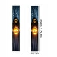 thumbnail image 3 of YIKA Halloween Decoration Halloween Door Curtain Couplet Hanging Pumpkin Ghost Skeleton Party Decoration Props Porch Decorations For The Ultimate Halloween Party Halloween Ornaments, 3 of 7