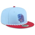 thumbnail image 3 of Men's New Era Light Blue/Red San Diego Padres 2025 Fourth of July 59FIFTY Fitted Hat, 3 of 5