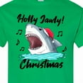 thumbnail image 4 of Inktastic Shark Holly Jawly Christmas T-Shirt, 4 of 5