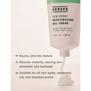 Versed Brand Skin Care, Dew Point Moisturizing Gel-Cream for Oily Skin and Acne-Prone Skin, 2 fl oz