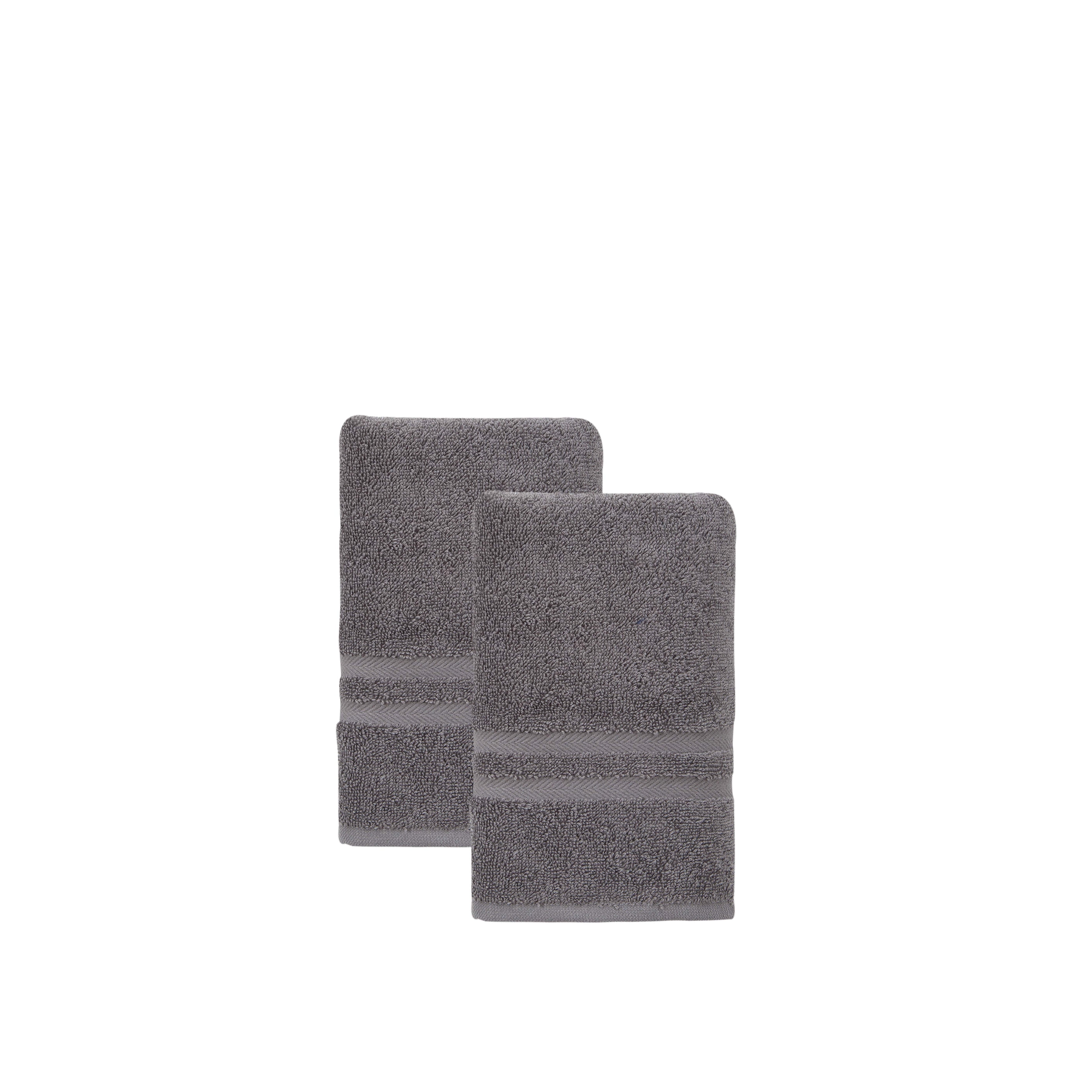 Ozan Premium Home  100% Turkish Cotton Sienna Luxury Collection Hand Towels (Set of 2) Cream