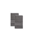 thumbnail image 4 of Ozan Premium Home  100% Turkish Cotton Sienna Luxury Collection Hand Towels (Set of 2) Twilight Blue, 4 of 5