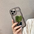 thumbnail image 3 of Wave Flower Stand Shockproof Phone Case For IPhone 14 Pro Max/13 Pro/12/11/Xs Max/Xr/X/7 Plus, 3 of 4