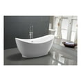 thumbnail image 3 of Anzzi FT-AZ091 31.5 x 31 x 68 in. 5.67 ft. Reginald Series Freestanding Bathtub, Glossy White, 3 of 6
