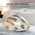 thumbnail image 4 of Yayeee Pillowcase King Size Set of 2 Satin Wrinkle Resistant Pillow Case, Fall Books, 4 of 7