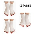 thumbnail image 2 of 3 Pairs Toe Separator Yoga Gym Sports Massage Foot Alignment Socks, 2 of 5