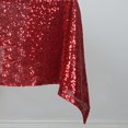 thumbnail image 3 of BalsaCircle 54" x 54" Square Sequined Tablecloth Wedding Party Catering Linens Burgundy, 3 of 6