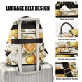 thumbnail image 3 of FORMRS Mini Backpack Purse for Women Quilted Travel Daypack Casual Shoulder Bag, Oranges Watercolor, 3 of 7