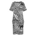 thumbnail image 4 of Vestido de bolsillo suelto ropa de verano para mujer vestidos largos para mujer Vestido mujer, 4 of 7