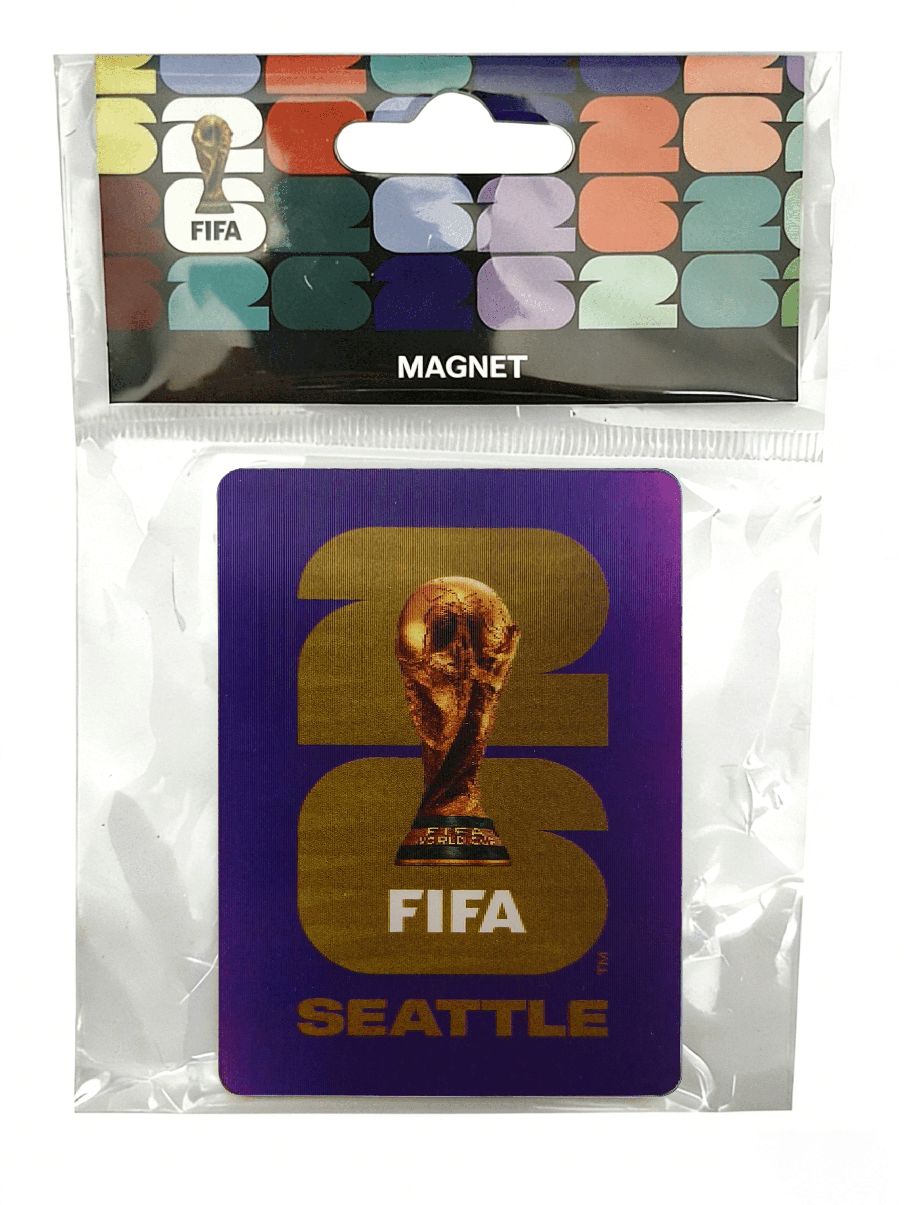 FIFA World Cup 2026 Host City Soccer Lenticular Magnet - Seattle