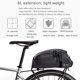 thumbnail image 5 of Bolsa impermeable para portabicicletas de 8L, bolsa impermeable para bicicleta, bolsa de almacenamiento trasera con correa para el hombro esquí esquí Gafas de esquí, 5 of 5