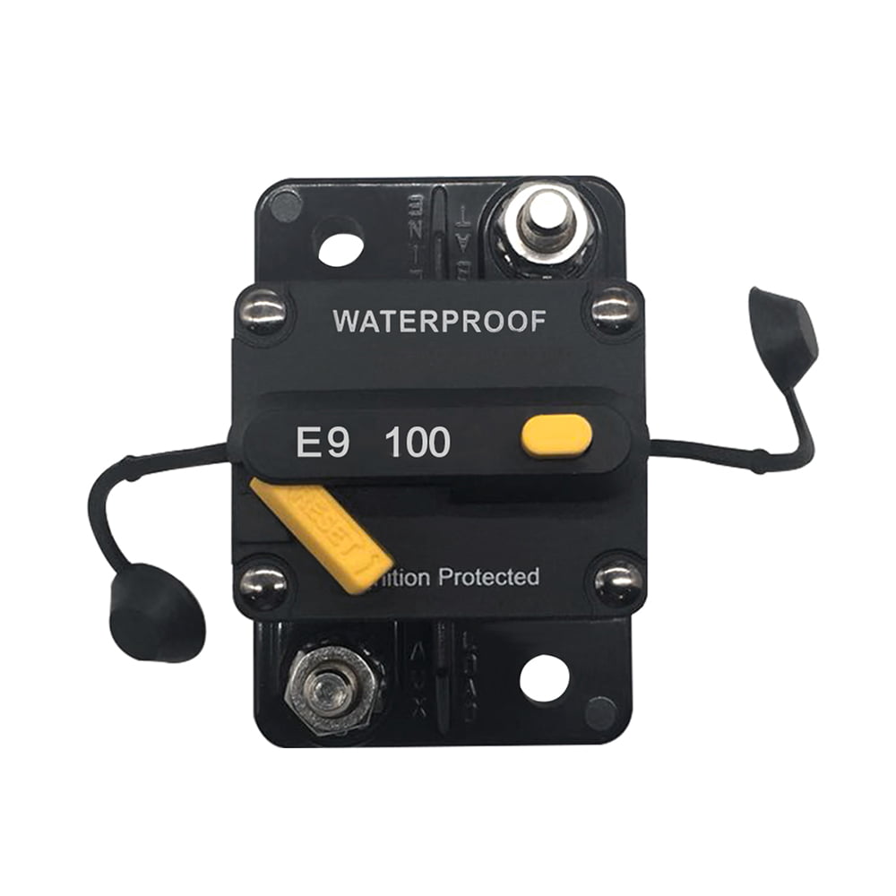 Details about   100A Circuit Breaker Dual Battery Manual Reset IP67 Waterproof 12V 24V Fuse X8T4 