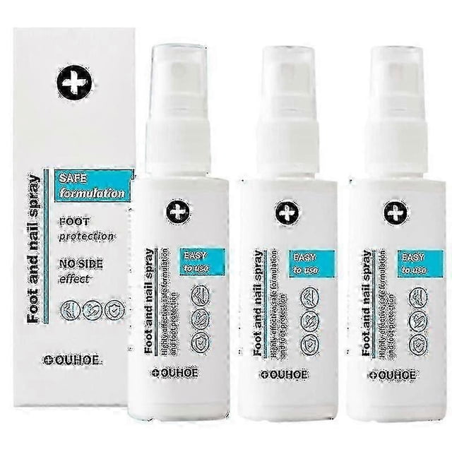 3pcs Pro Foot And Nail Spary, Natural And Powerfu 26-27s
