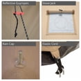 thumbnail image 5 of WHITEDUCK Avalon Canvas Bell Tent - Luxury All Season Tent for Camping & Glamping Made from Premium & Breathable 100% Cotton Canvas w/Stove Jack, Mesh (16' (5M), Fire Water Repellent), 5 of 7