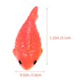 thumbnail image 2 of HLONK Jouets Miniatures Poisson en Résine Rouge pour Décoration Poisson Artificiel Décoration Micro Paysage 20 Pcs, 2 of 8