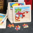 thumbnail image 4 of Small Puzzle Children's Puzzle 9 Pieces Of Woody Forest Animal Story Puzzle, 4 of 8
